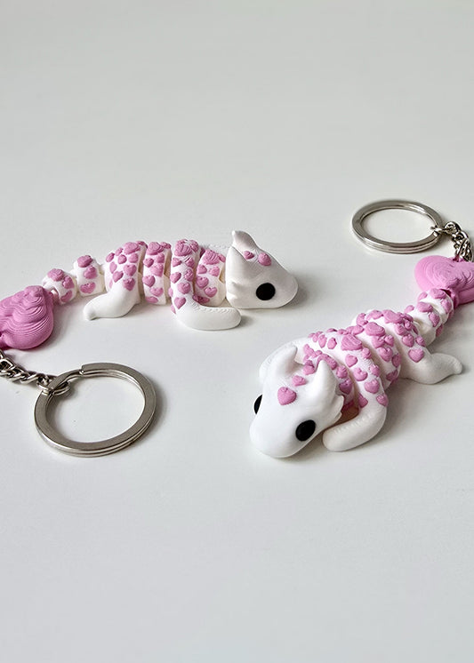 Brelok Miłosny Smok Różowy