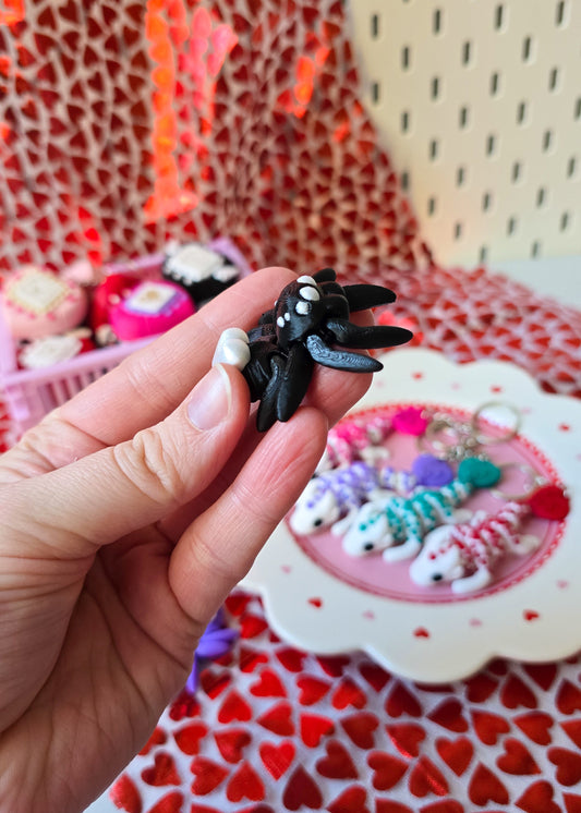 Walentynkowy Skakun Serce Czarny