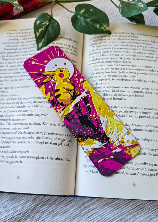 Zakładka do książek inspirowana Pikachu