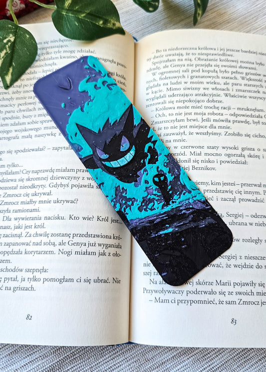Zakładka do książek inspirowana Pokemon Gengar