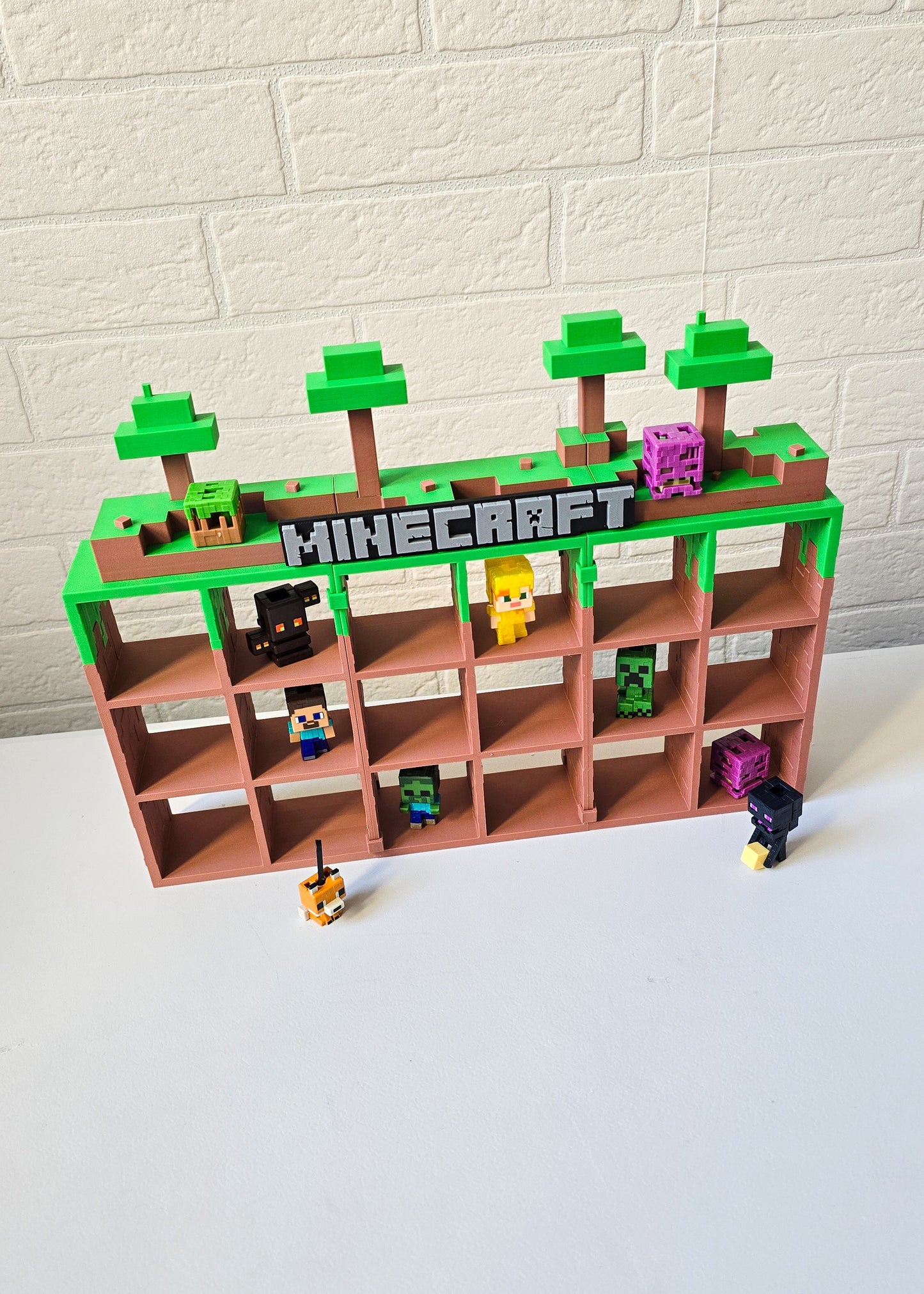 Stand na figurki inspirowany kolekcją Minecraft