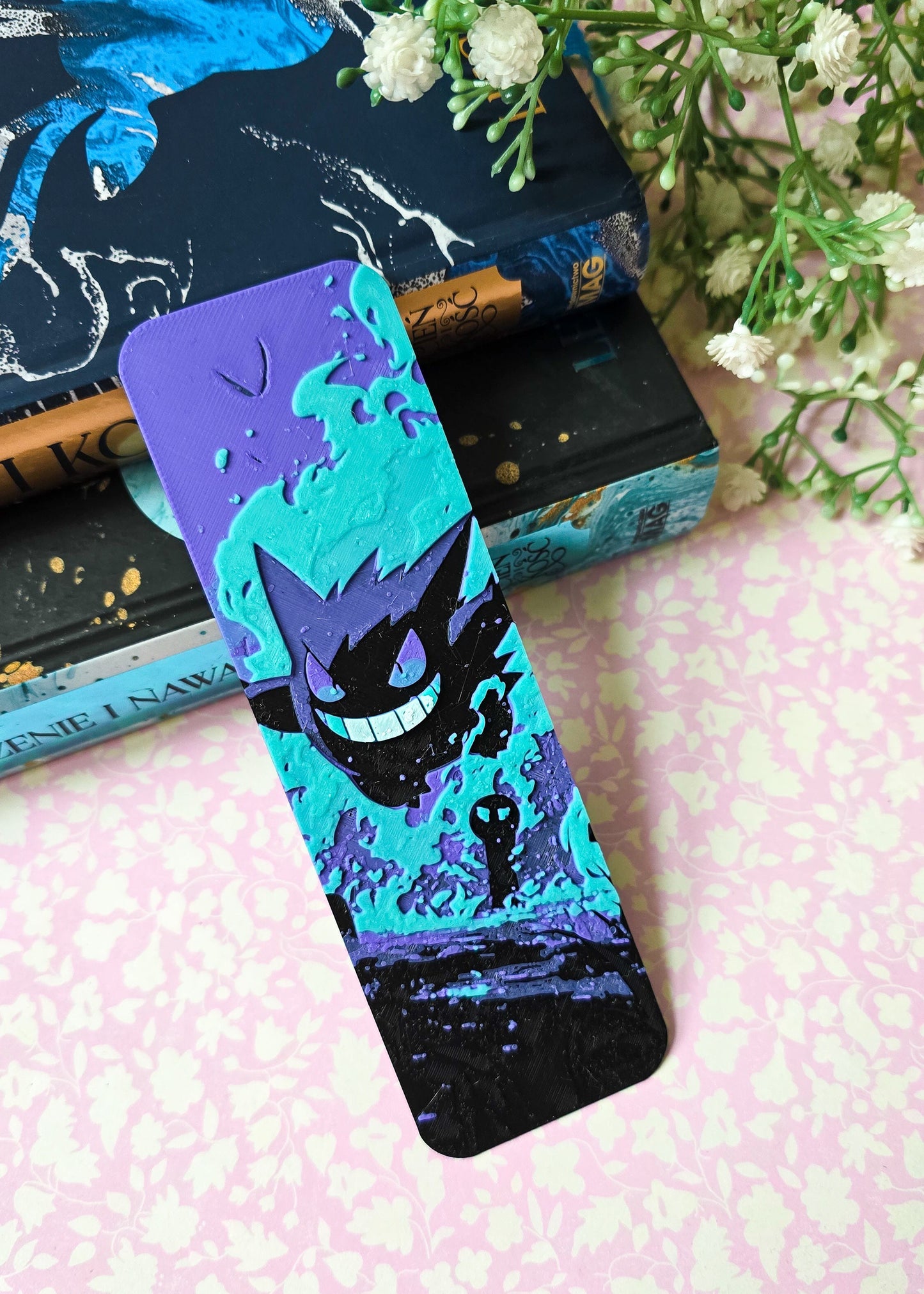 Zakładka do książek inspirowana Pokemon Gengar