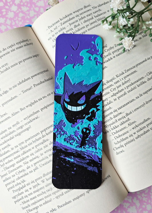 Zakładka do książek inspirowana Pokemon Gengar