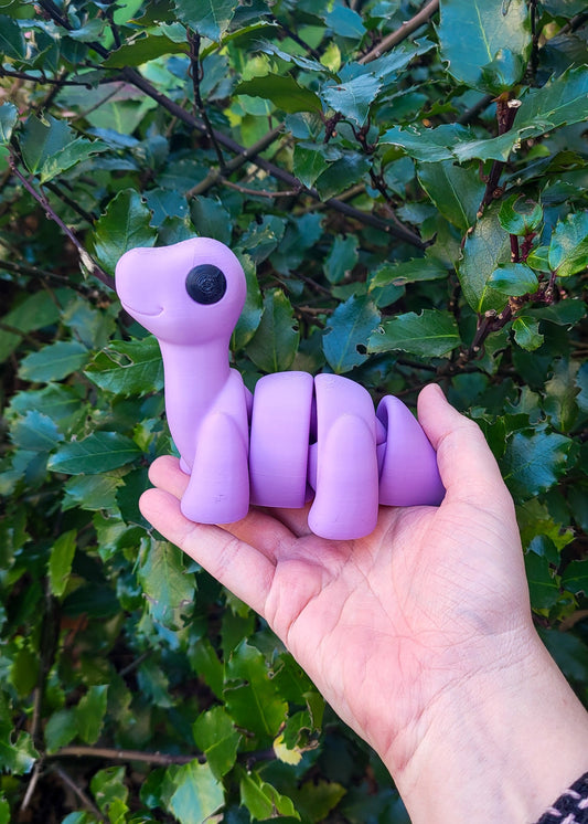 Dino Brontozaur Fioletowy