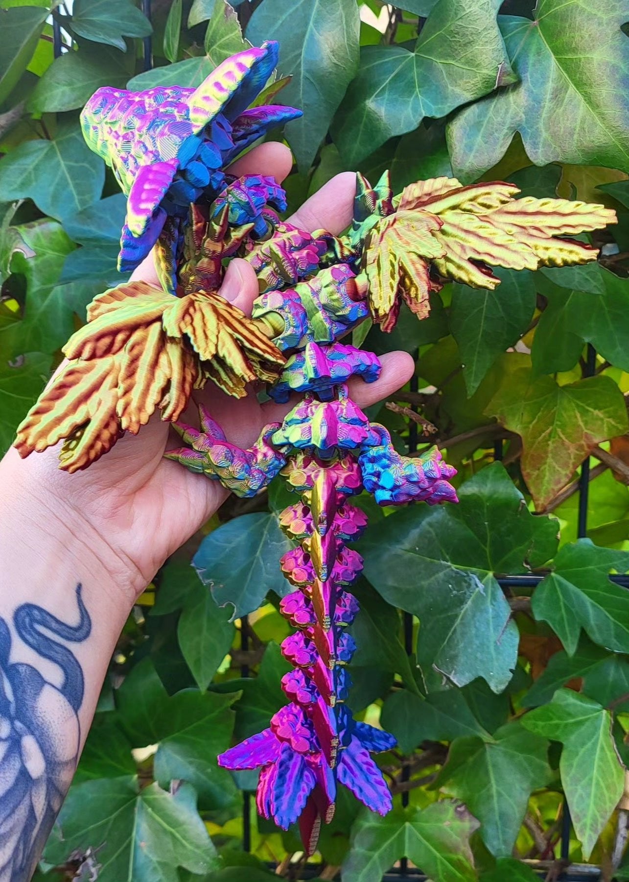 Smok Aksolotl Tęczowy