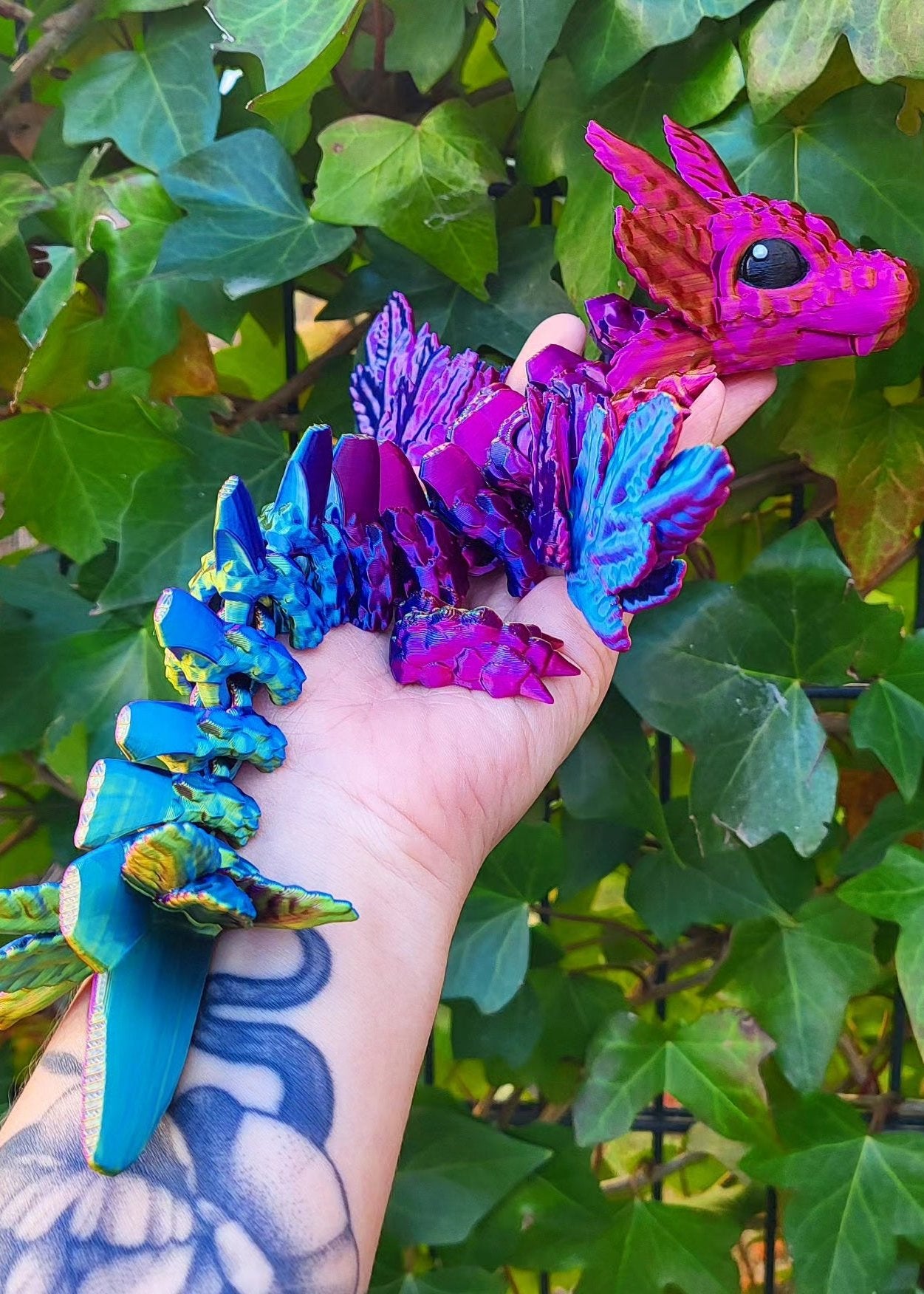 Smok Aksolotl Tęczowy