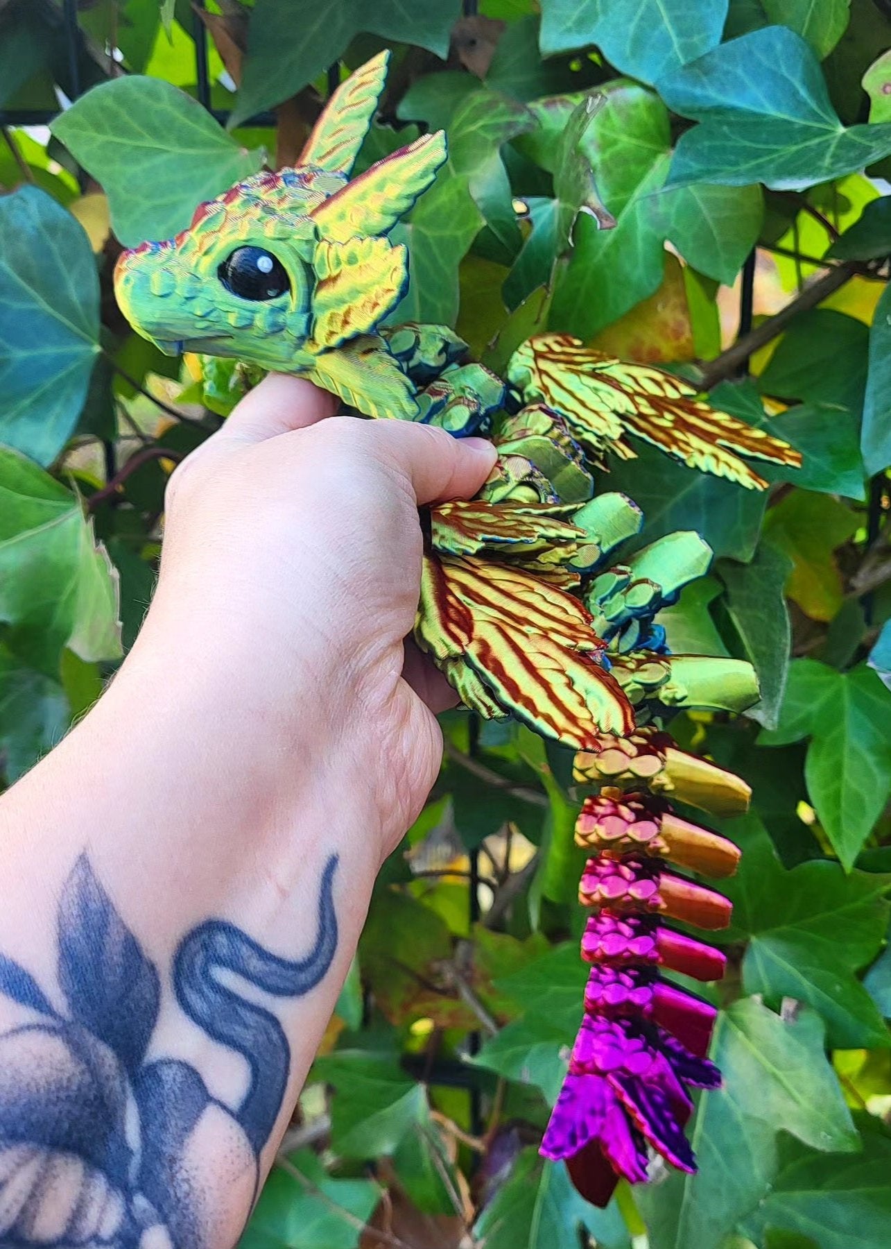 Smok Aksolotl Tęczowy