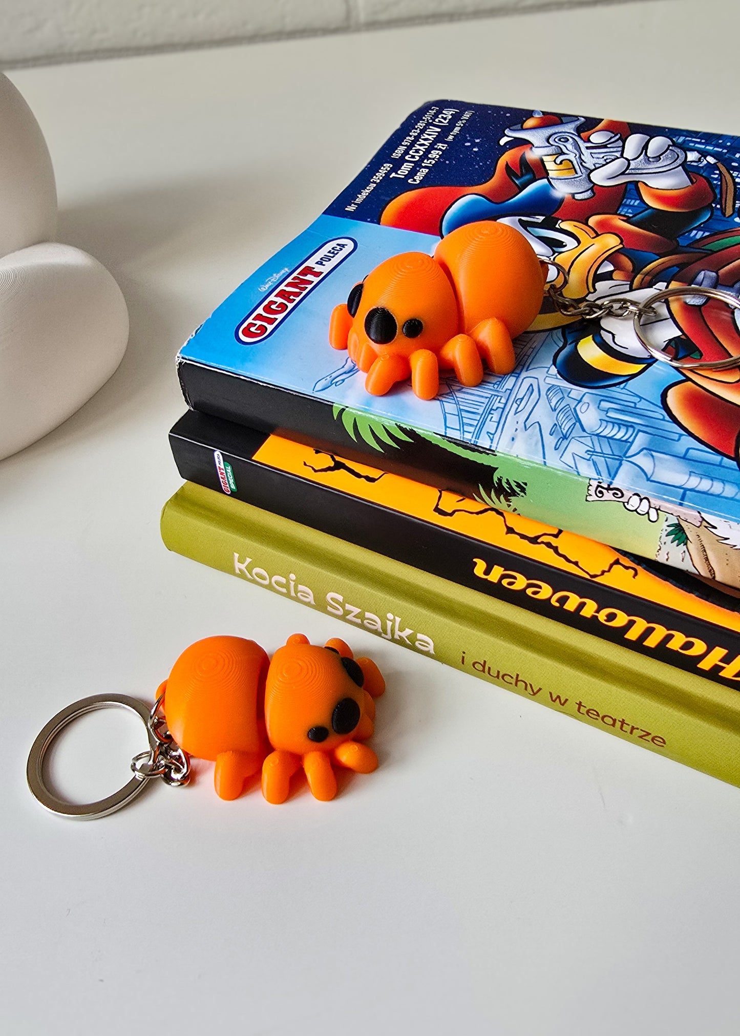 Brelok Pajączek Pomarańczowy