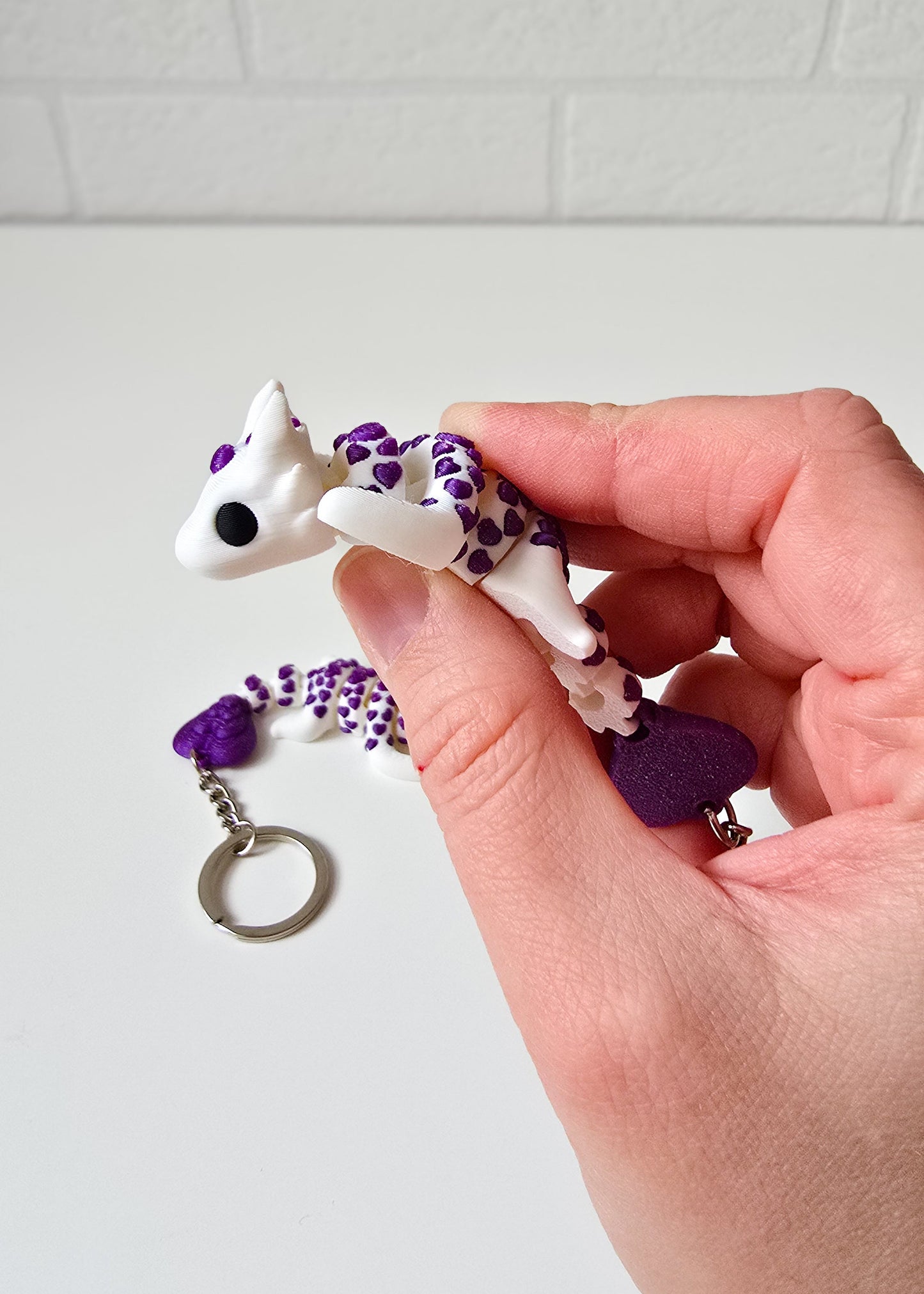 Brelok Miłosny Smok Fioletowy