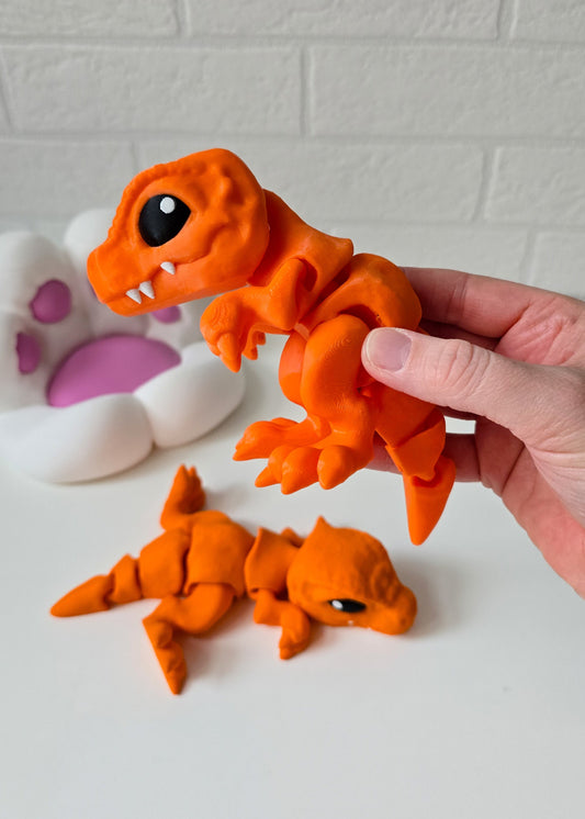 Dino Tyranozaur Pomarańczowy