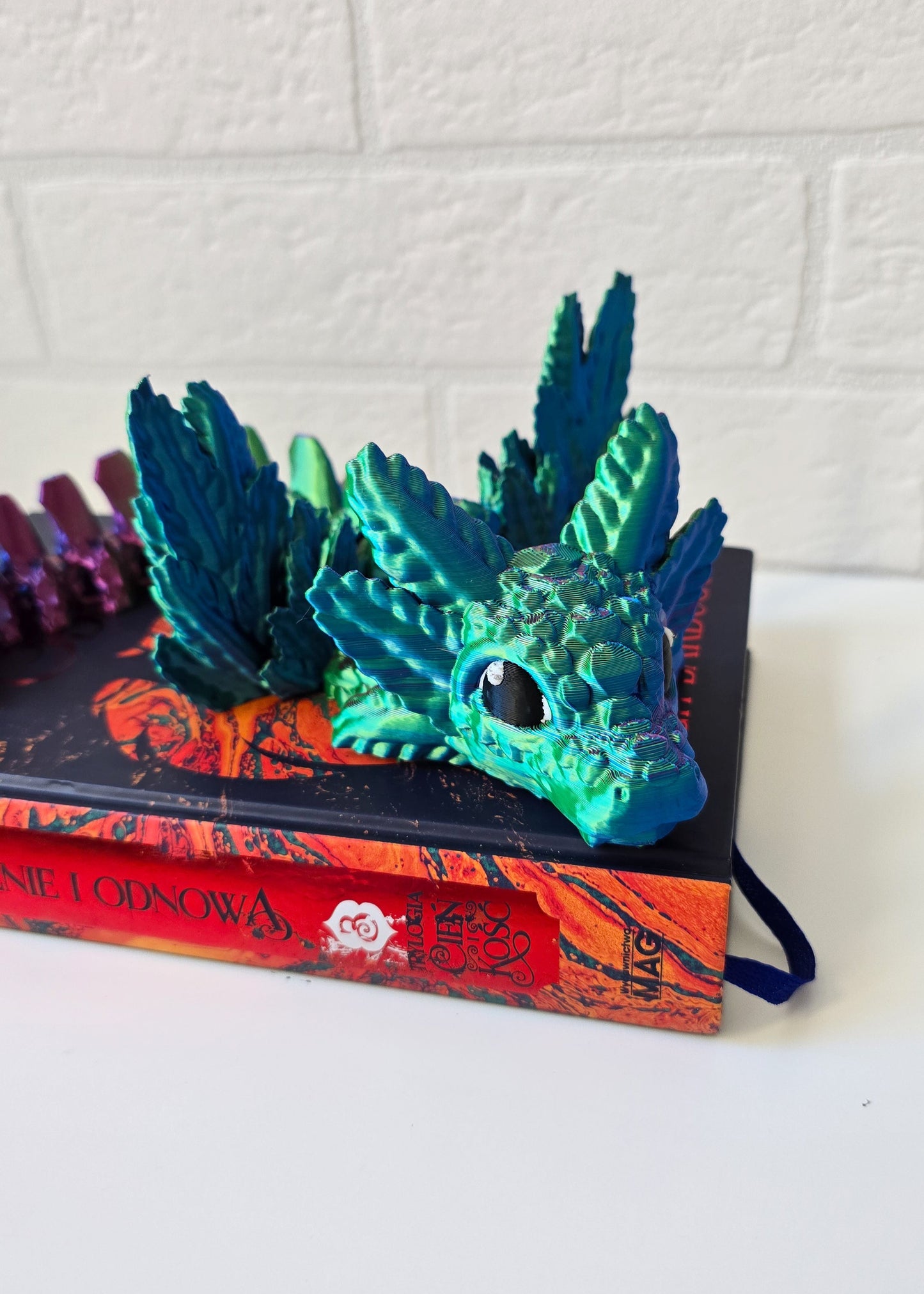 Smok Aksolotl Tęczowy