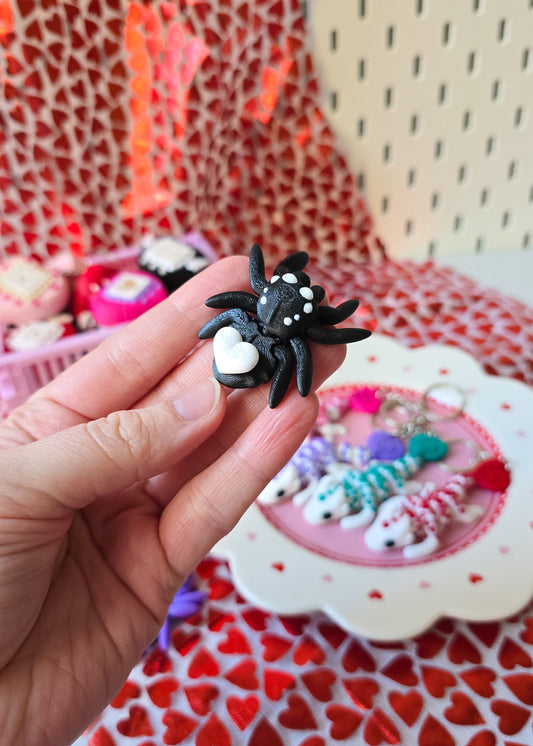 Walentynkowy Skakun Serce Czarny