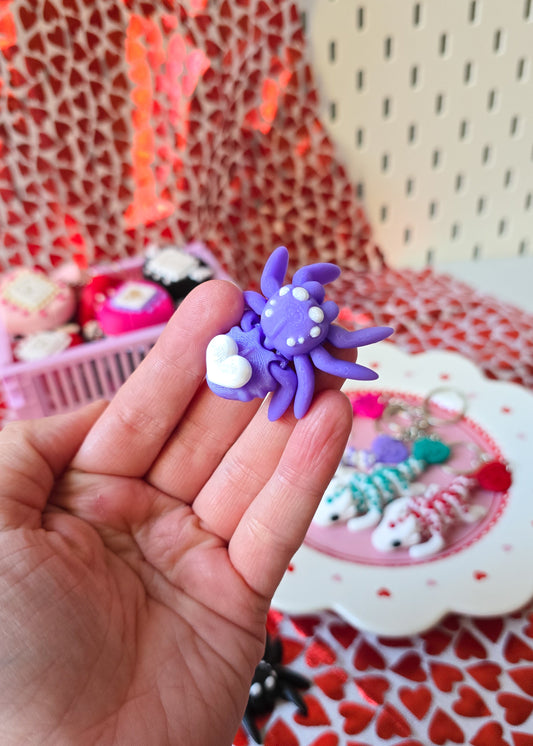 Walentynkowy Skakun Serce Fioletowy