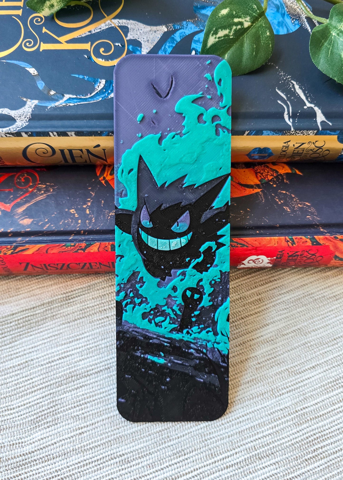 Zakładka do książek inspirowana Pokemon Gengar