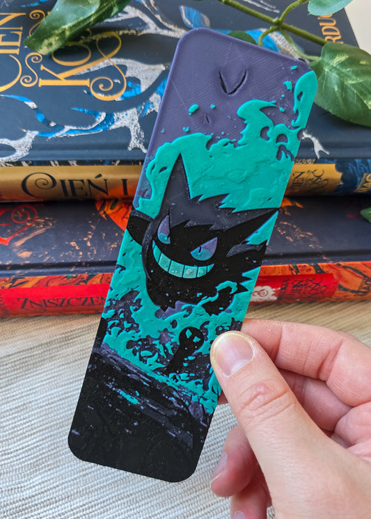 Zakładka do książek inspirowana Pokemon Gengar