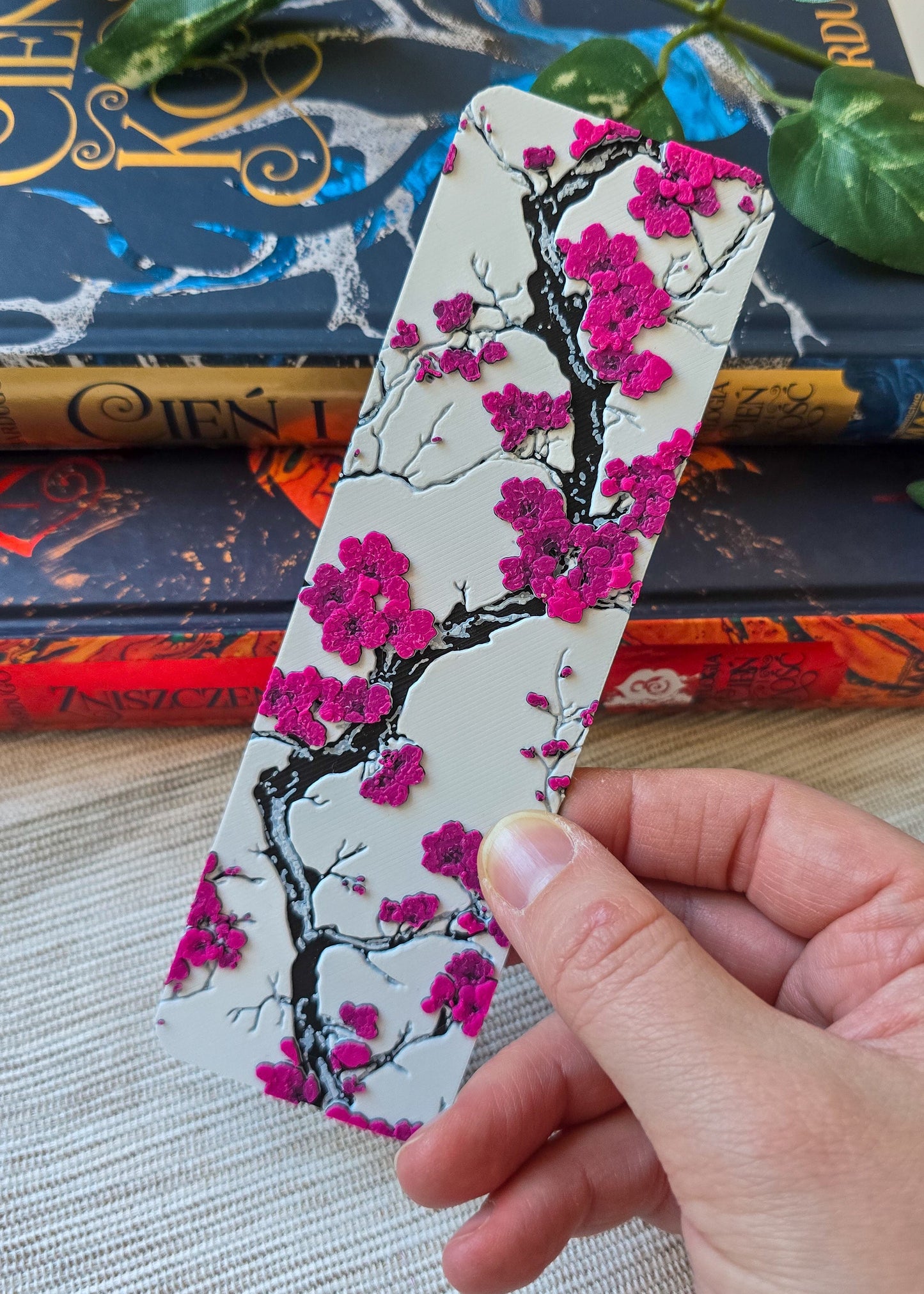 Zakładka do książek Sakura jasna