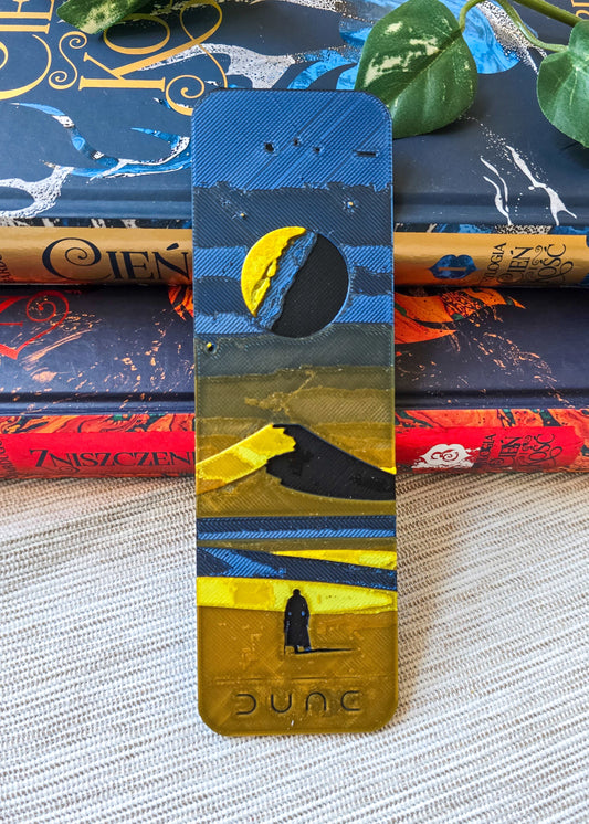 Zakładka do książek inspirowana światem Diuna
