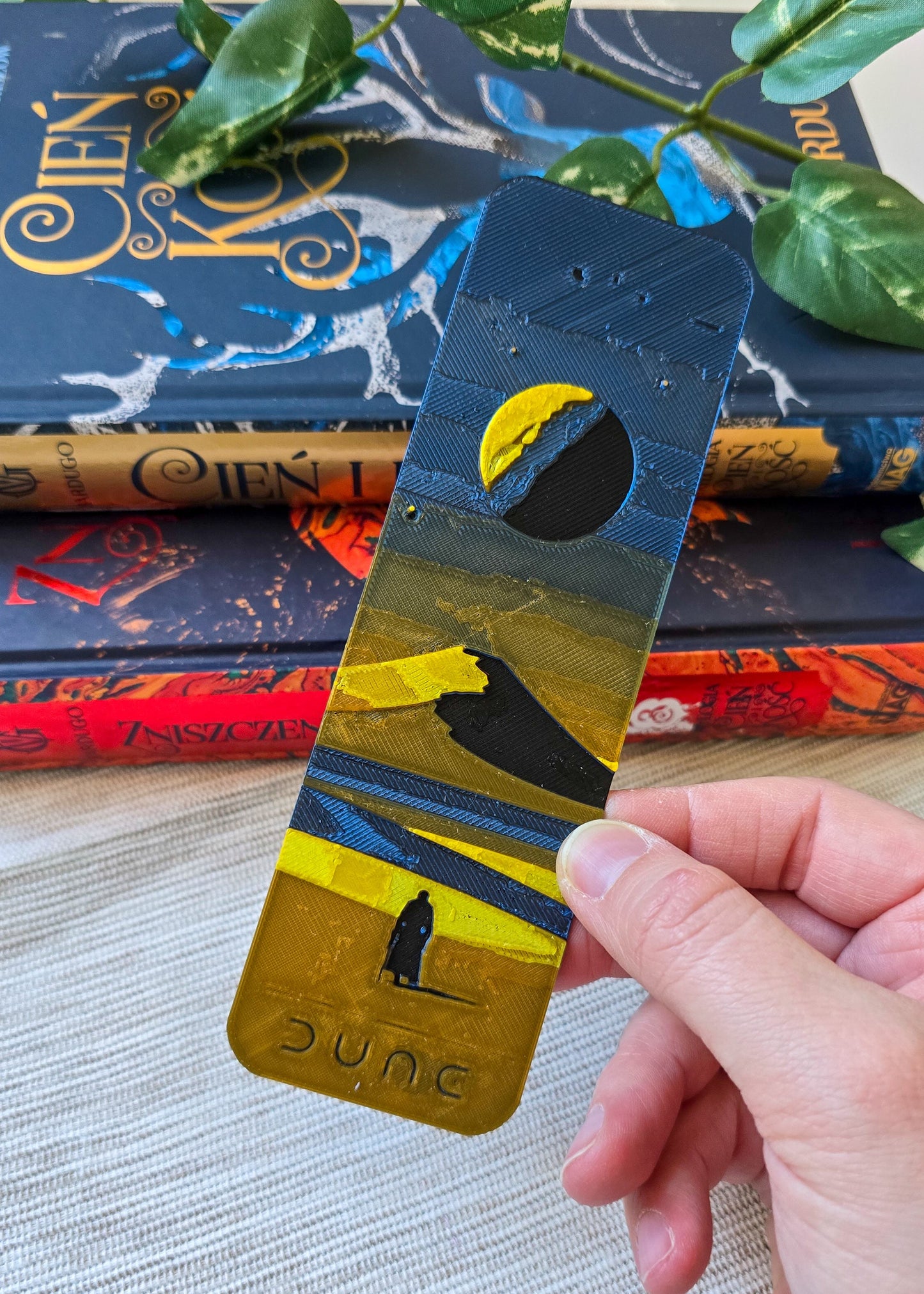 Zakładka do książek inspirowana światem Diuna