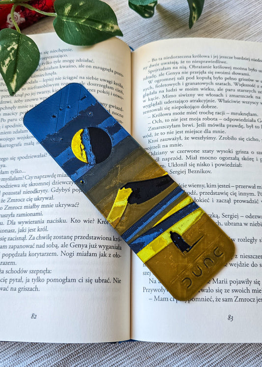 Zakładka do książek inspirowana światem Diuna