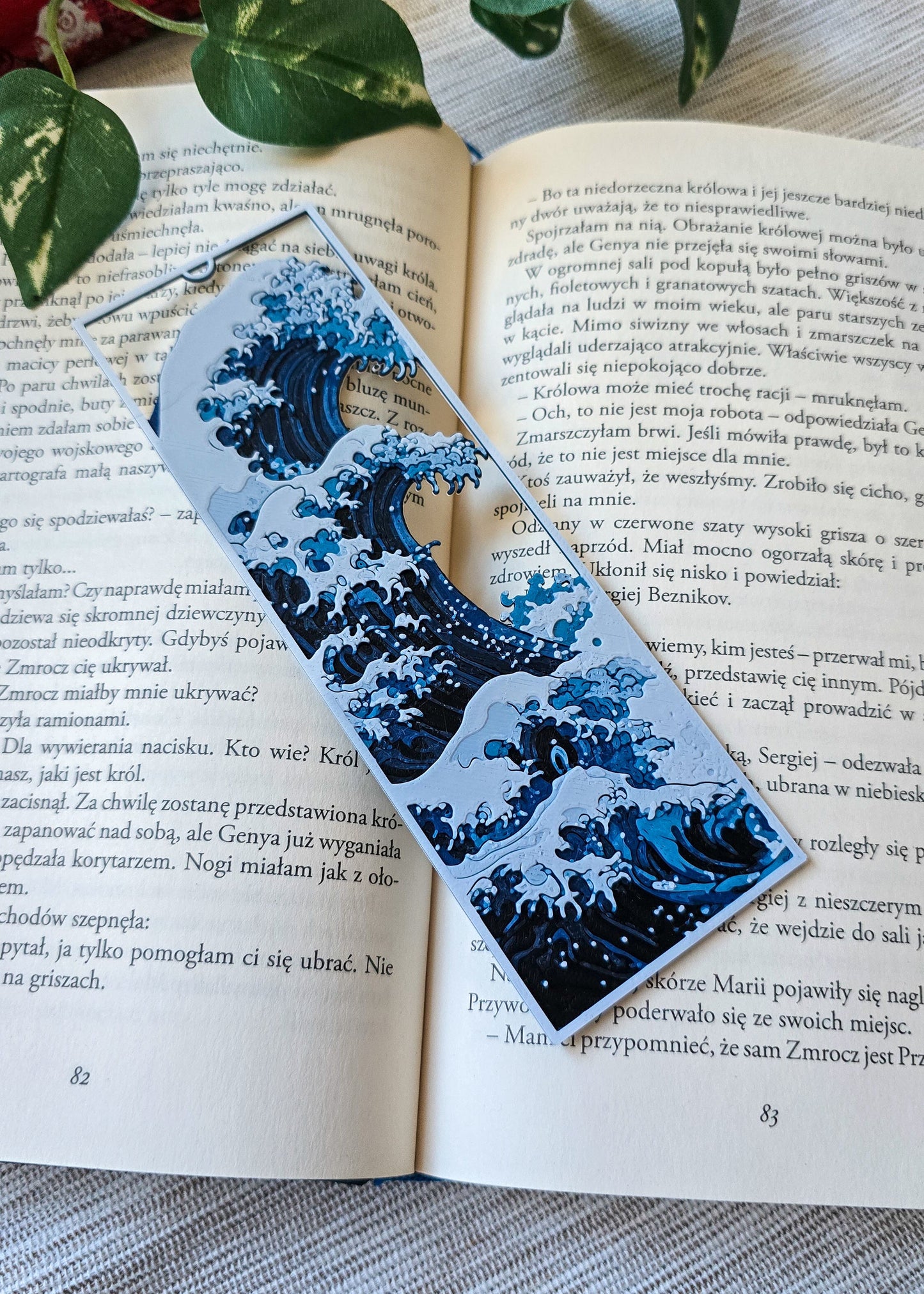 Zakładka do książek Wielka Fala w Kanagawie