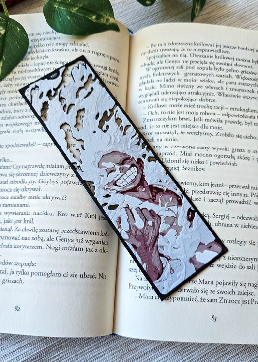 Zakładka do książek inspirowana Luffym (One Piece)