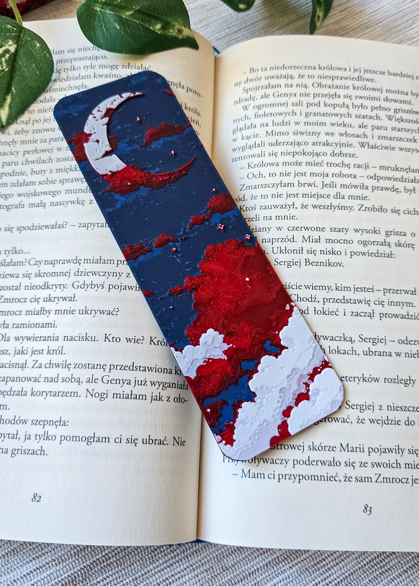 Zakładka do książek nocne niebo