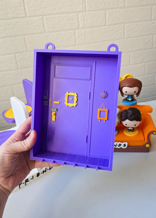 Ramka na klucze do powieszenia na ścianie inspirowana serialem "Przyjaciele"