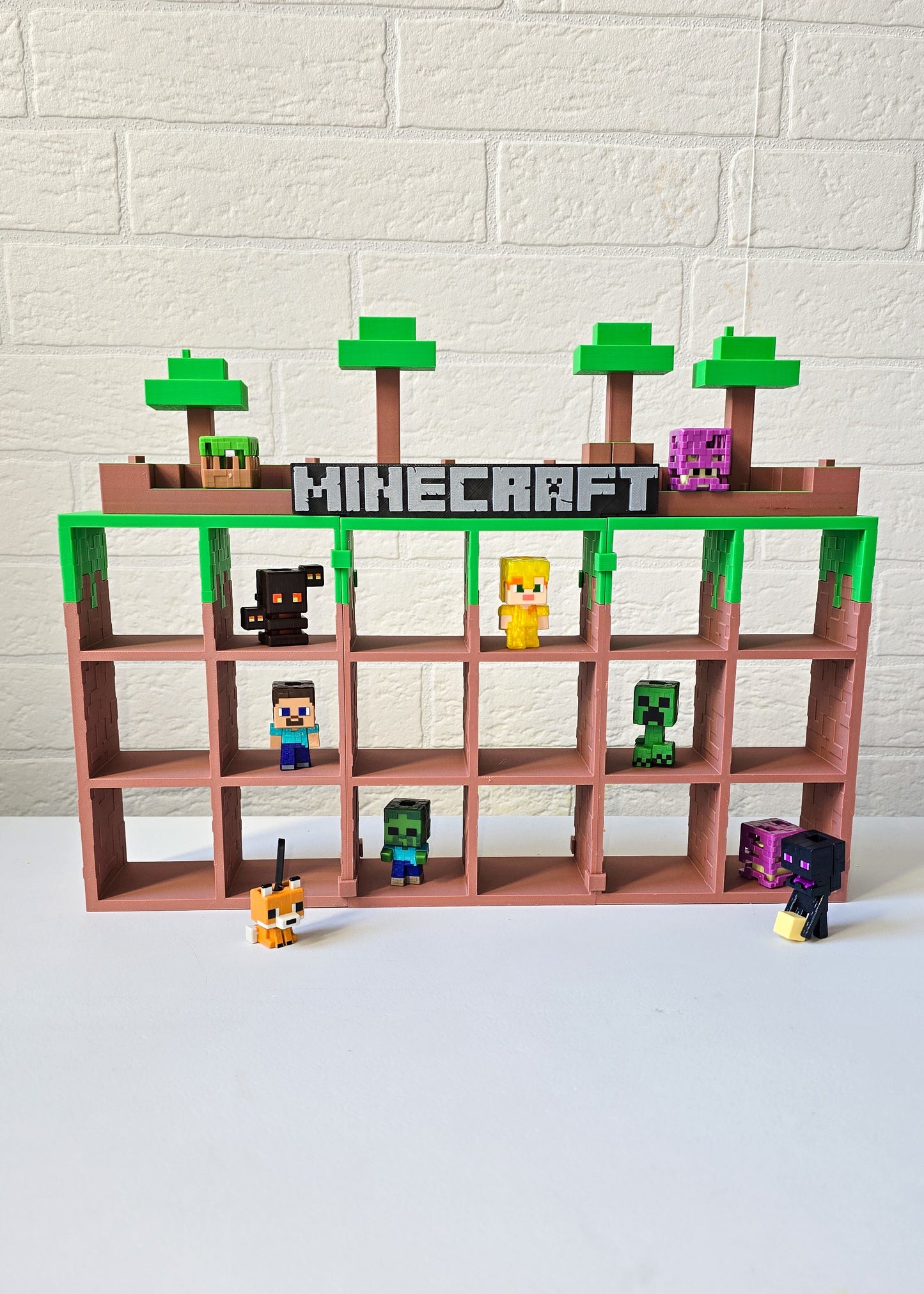 Stand na figurki inspirowany kolekcją Minecraft