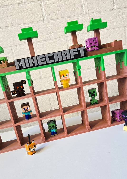 Stand na figurki inspirowany kolekcją Minecraft