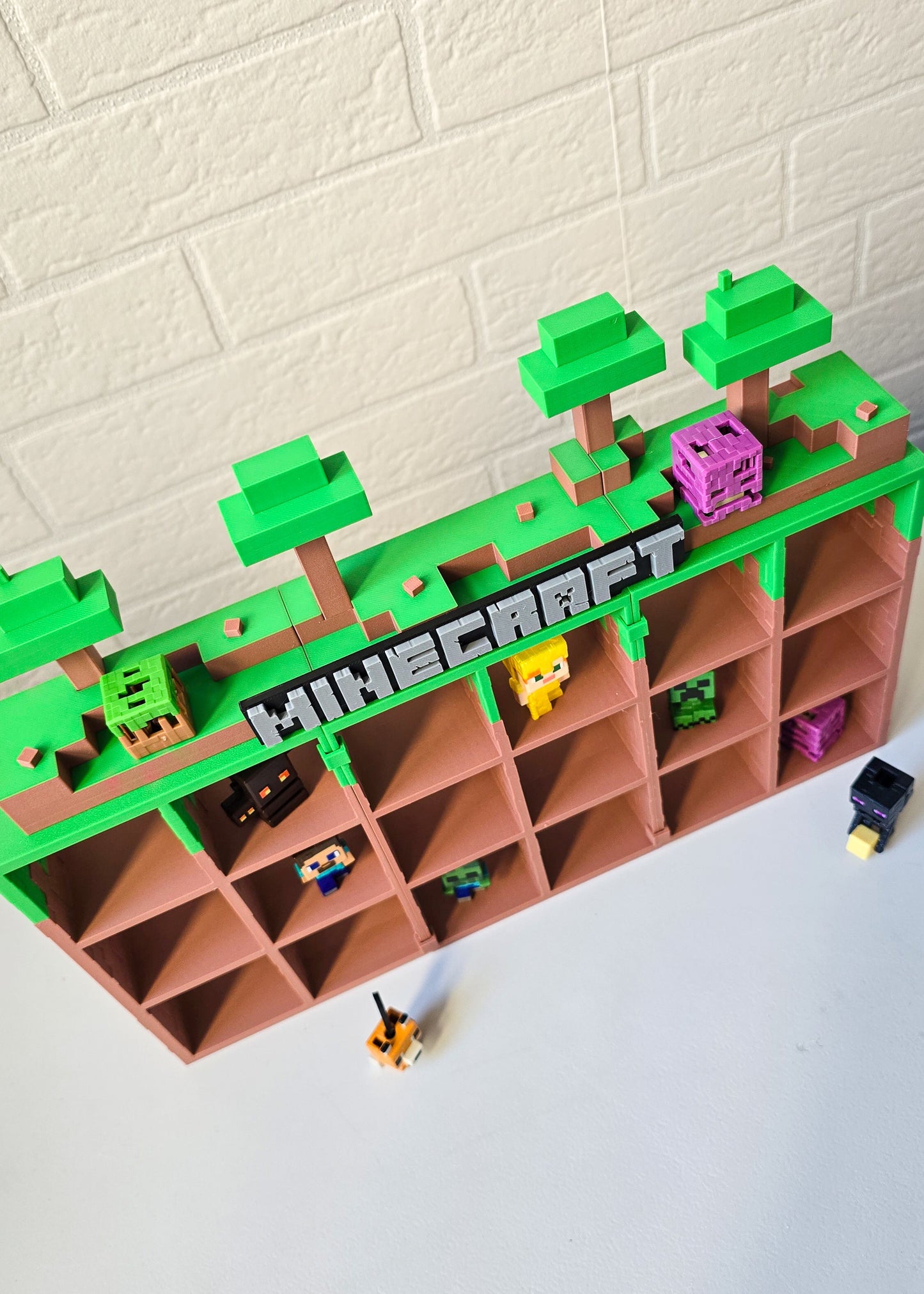 Stand na figurki inspirowany kolekcją Minecraft