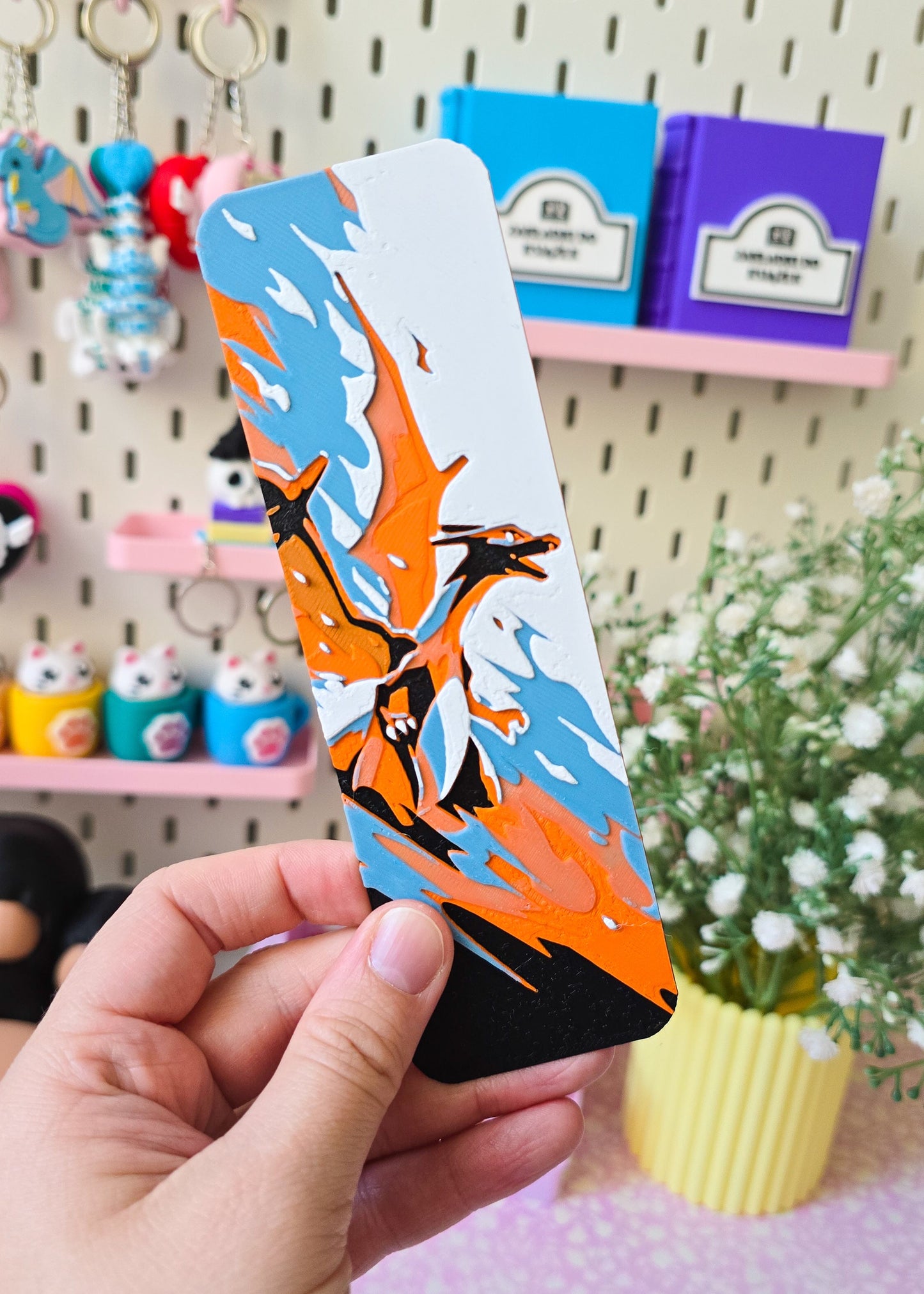 Zakładka do książek inspirowana Pokemon Charizard