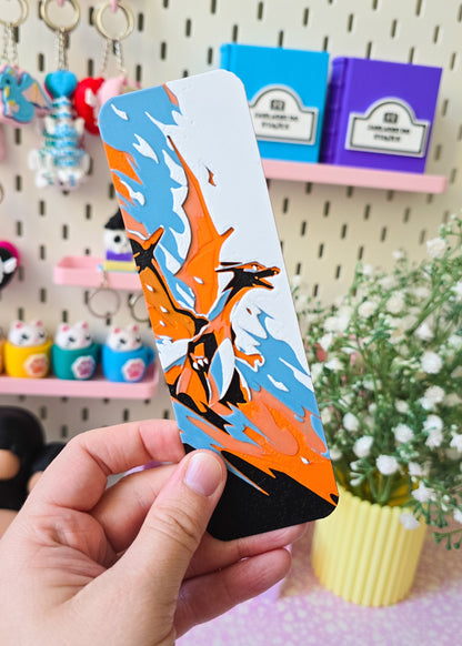 Zakładka do książek inspirowana Pokemon Charizard