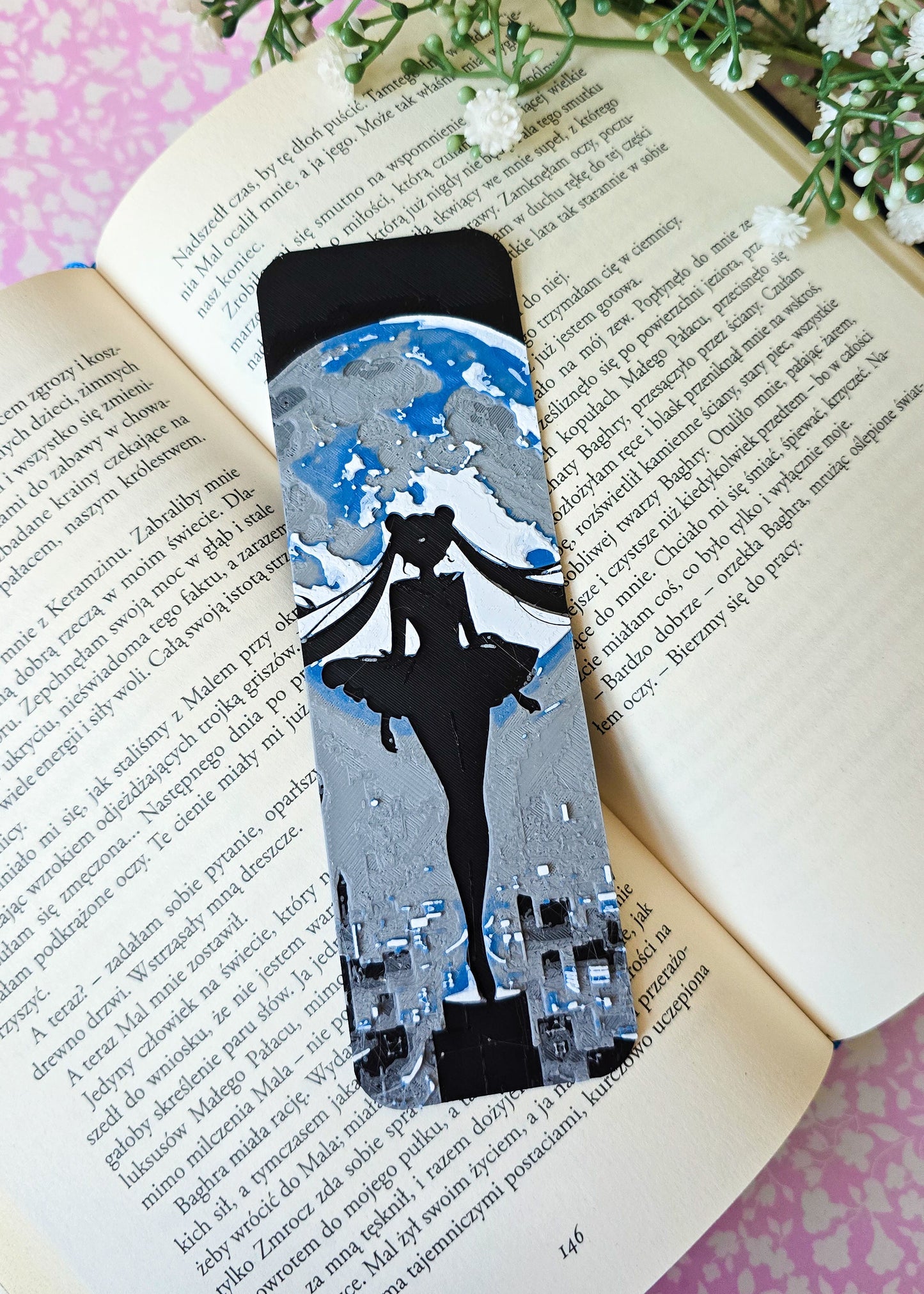 Zakładka do książek inspirowana anime Sailor Moon