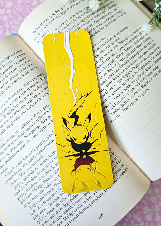 Zakładka do książek inspirowana Pokemon Pikachu