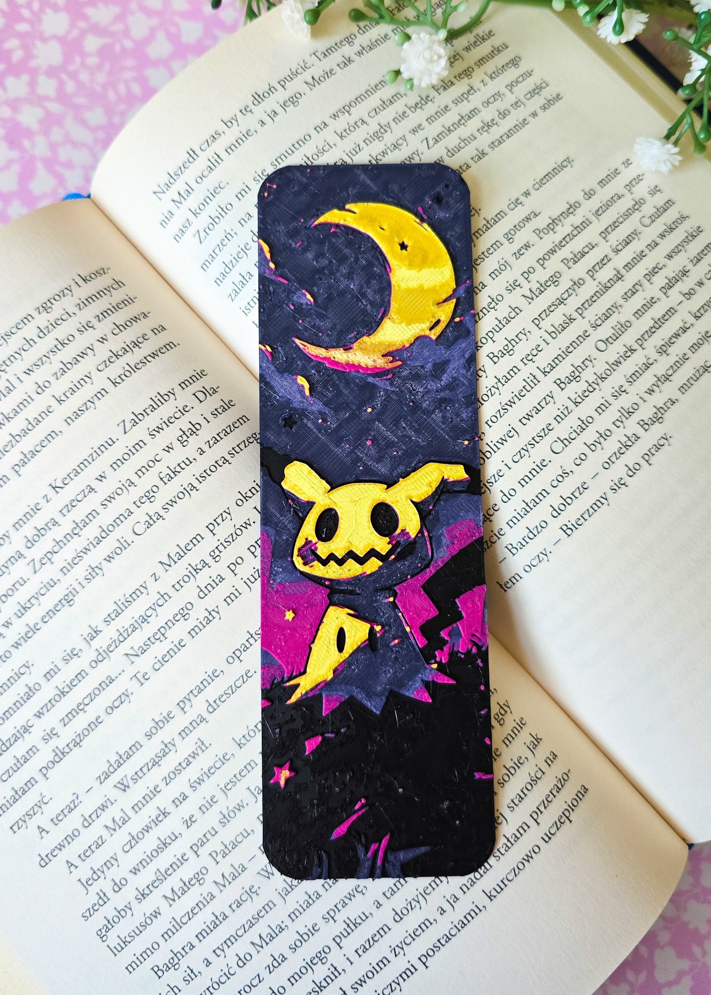 Zakładka do książek inspirowana Pokemon Mimikyu