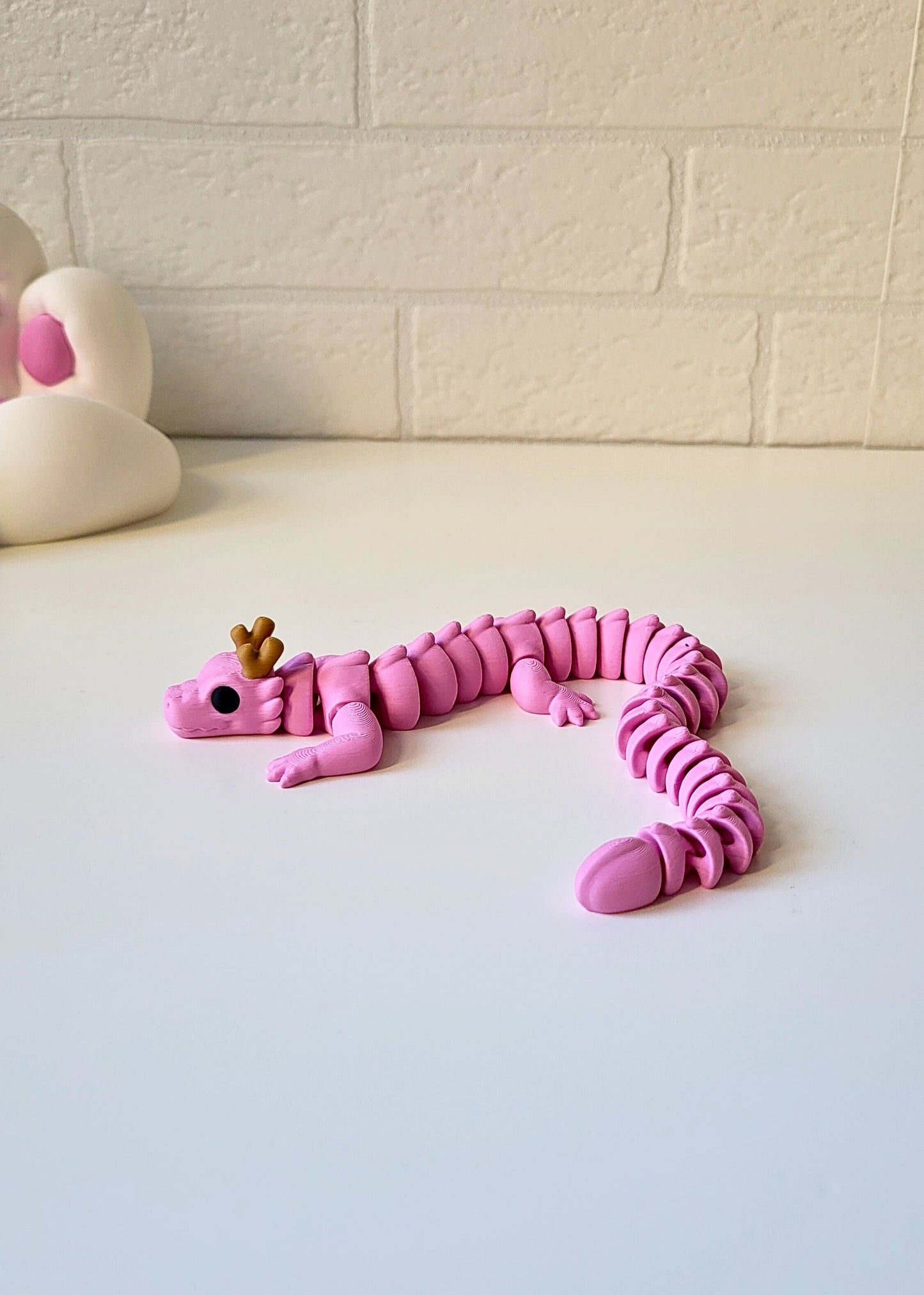 Smok Mushu Różowy Mini